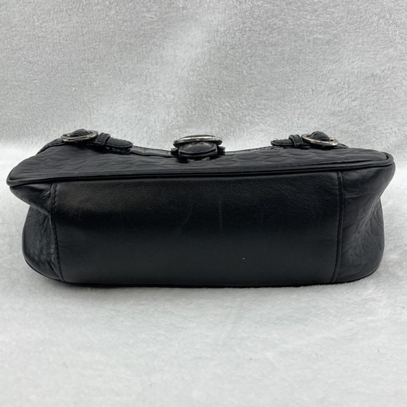 VTG Brighton Petite Leather Quilted Heart Shoulder Bag - Picture 8 of 12